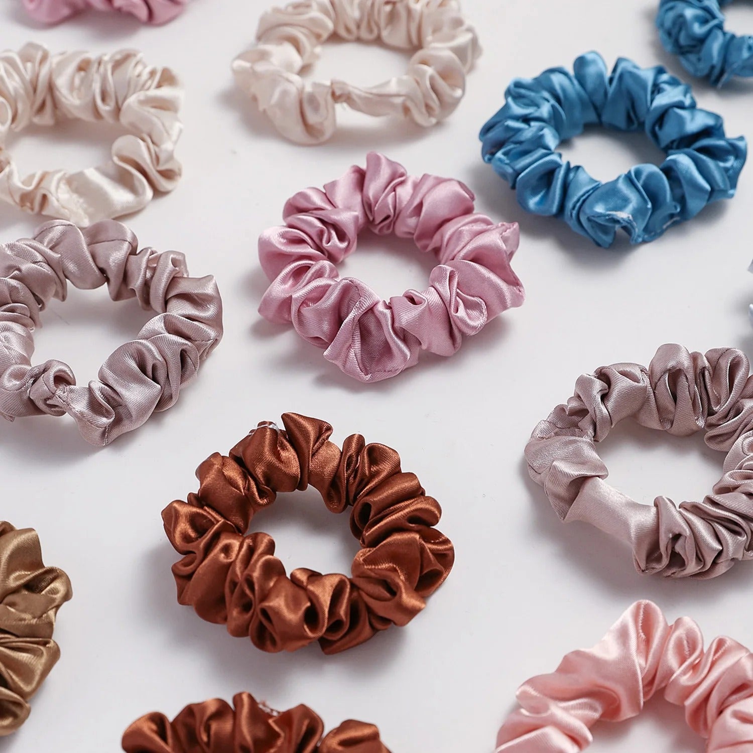 Satin Haargummi-Set (20 Stück)