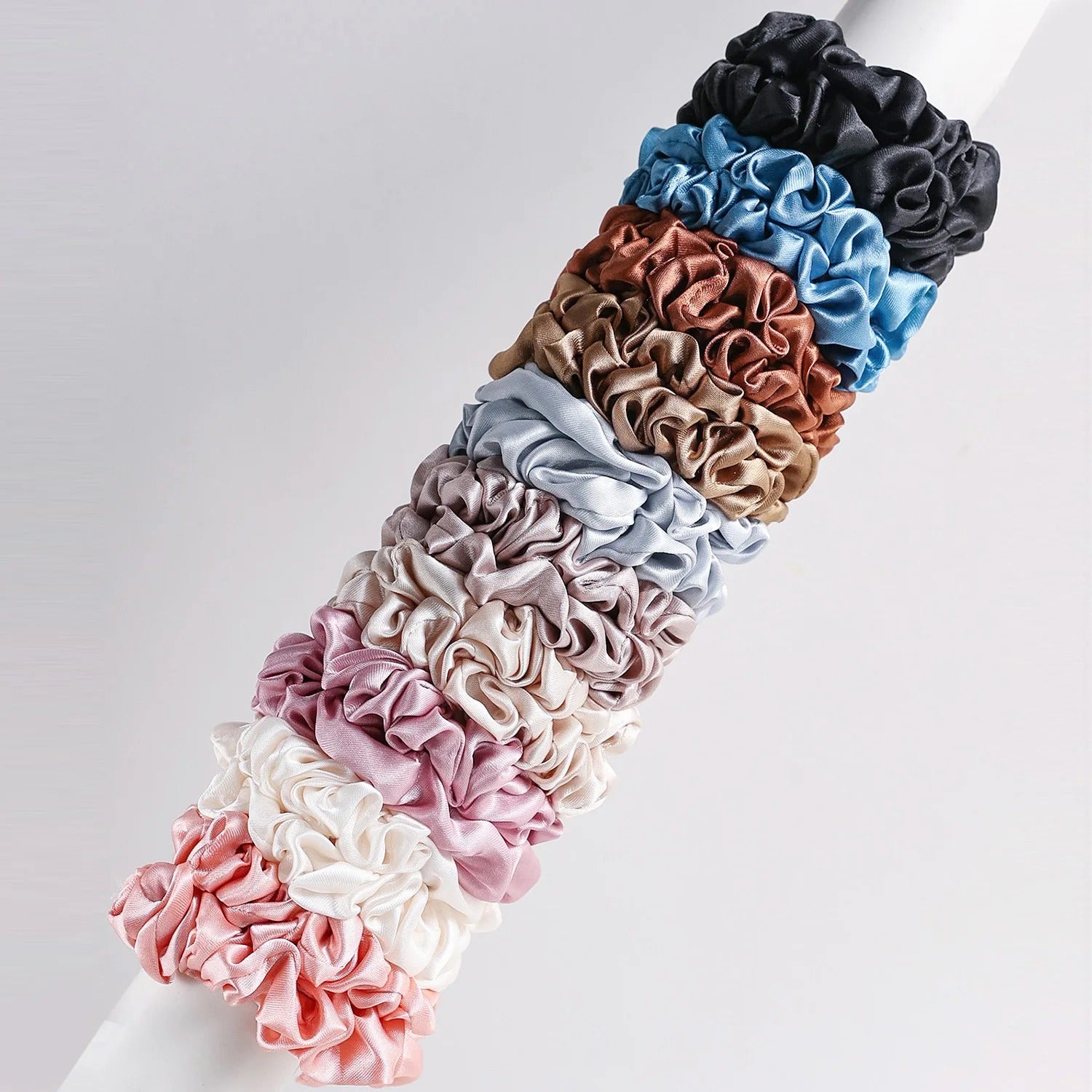 Satin Haargummi-Set (20 Stück)